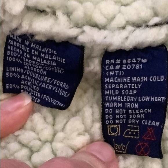 Vintage Tommy Hilfiger Plaid Men's Rare 90's Sherpa Blue Red White Vest Large - Picture 10 of 10